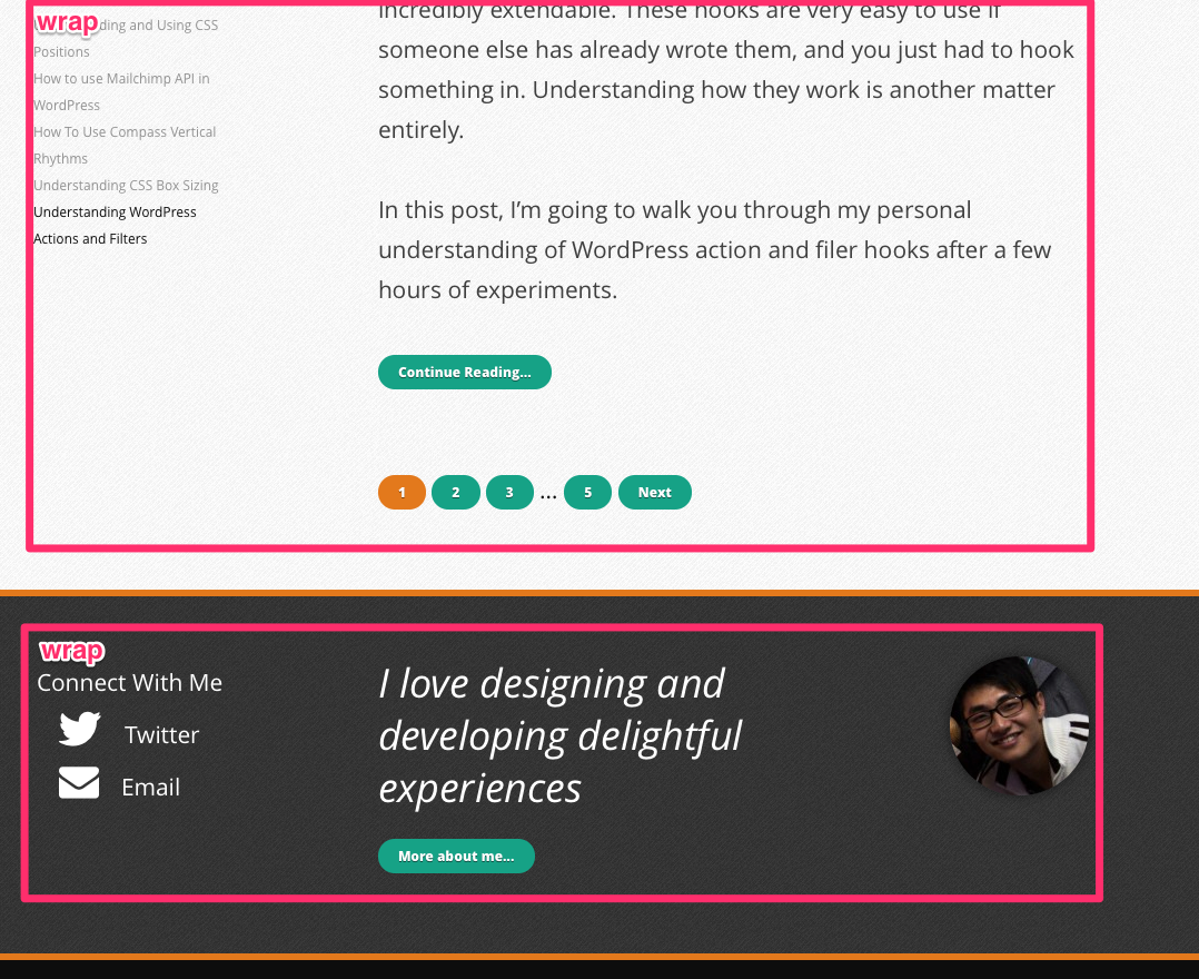 html structure wraps