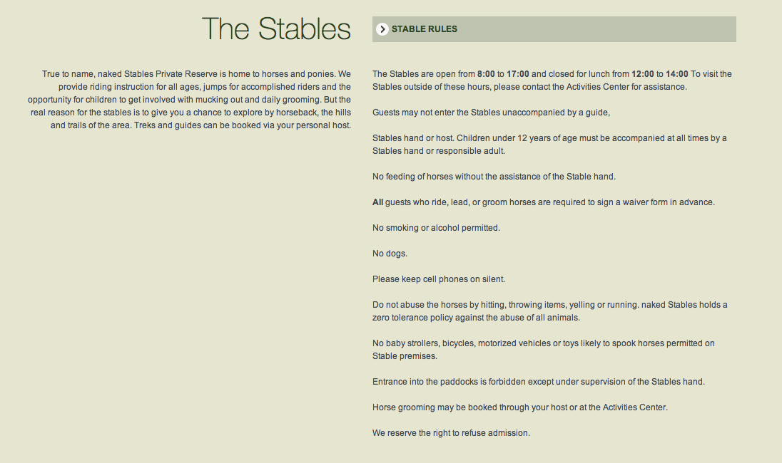 Example of the same webpage with vertical rhythme
