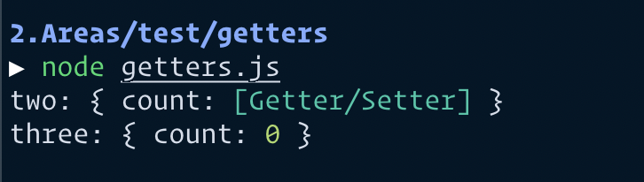 Accessors are not copied into three.
