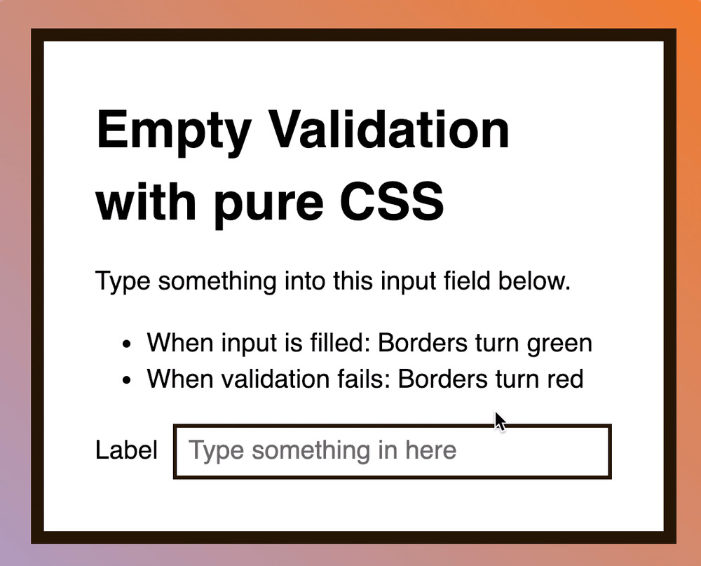 Input doesn't get validated when whitespaces are entered