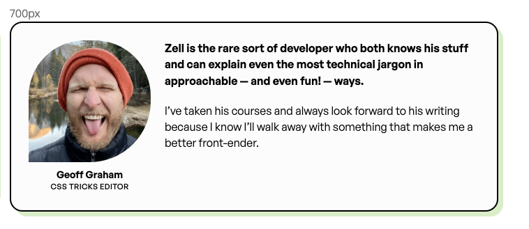 cqi unit produced a size that was just right.