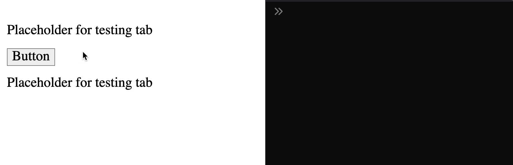 In Firefox, document gets focused when you click on a button