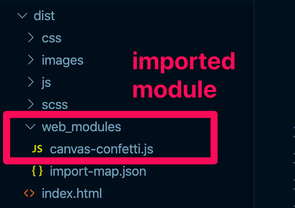 Snowpack JavaScript.