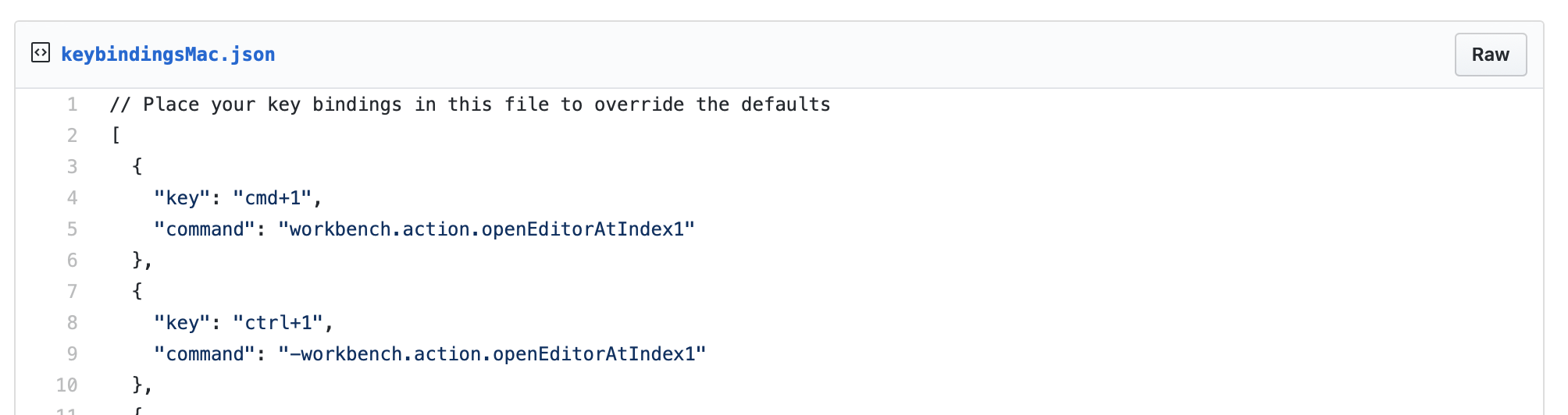 Mac key bindings uses a file called keyBindingsMac.json