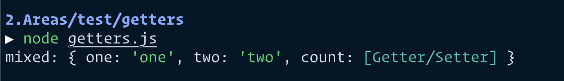 Combined properties and accessors into a new object with mix