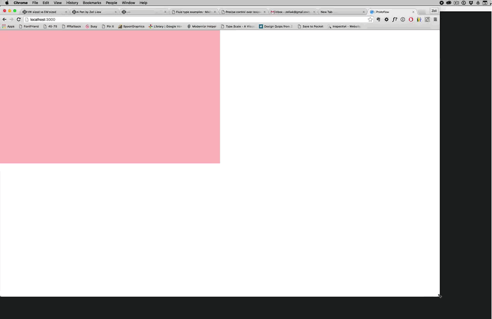 Quarter viewport component