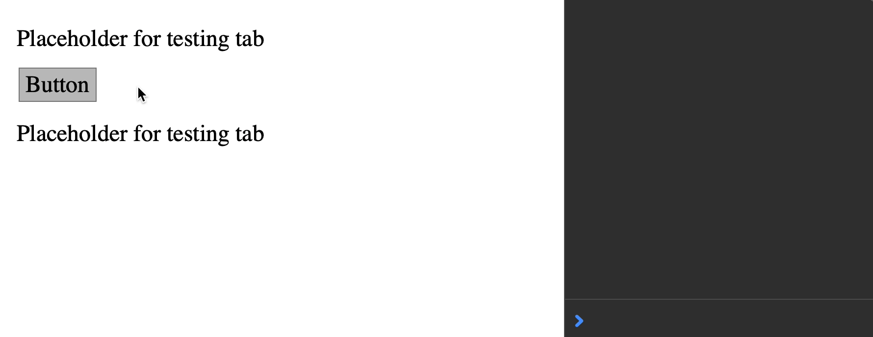 In Safari, document gets focused when you click on a button