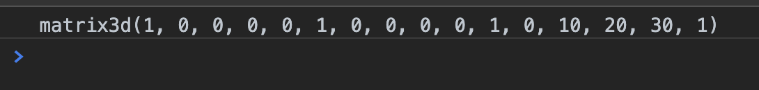3d transformation matrix