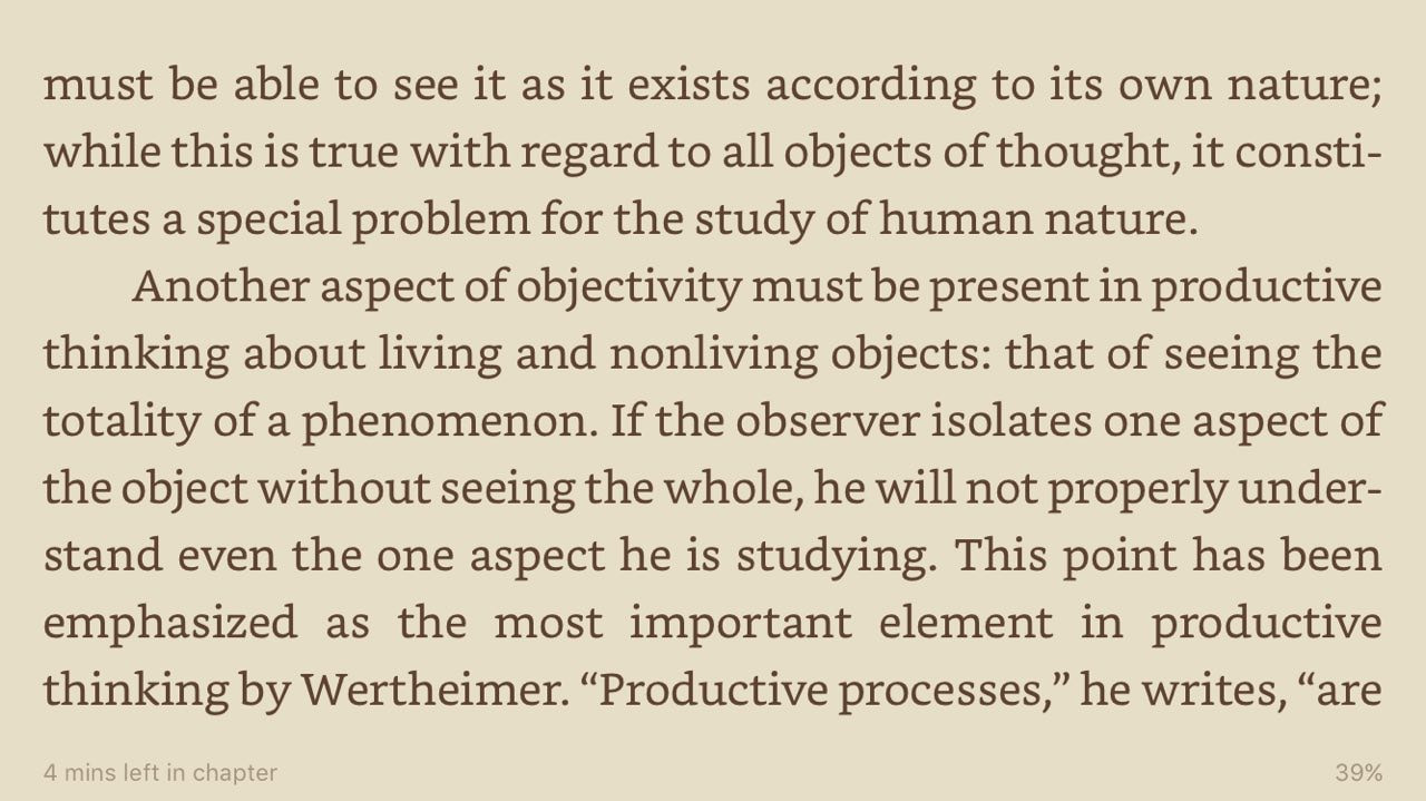Transitions between paragraphs on a Kindle
