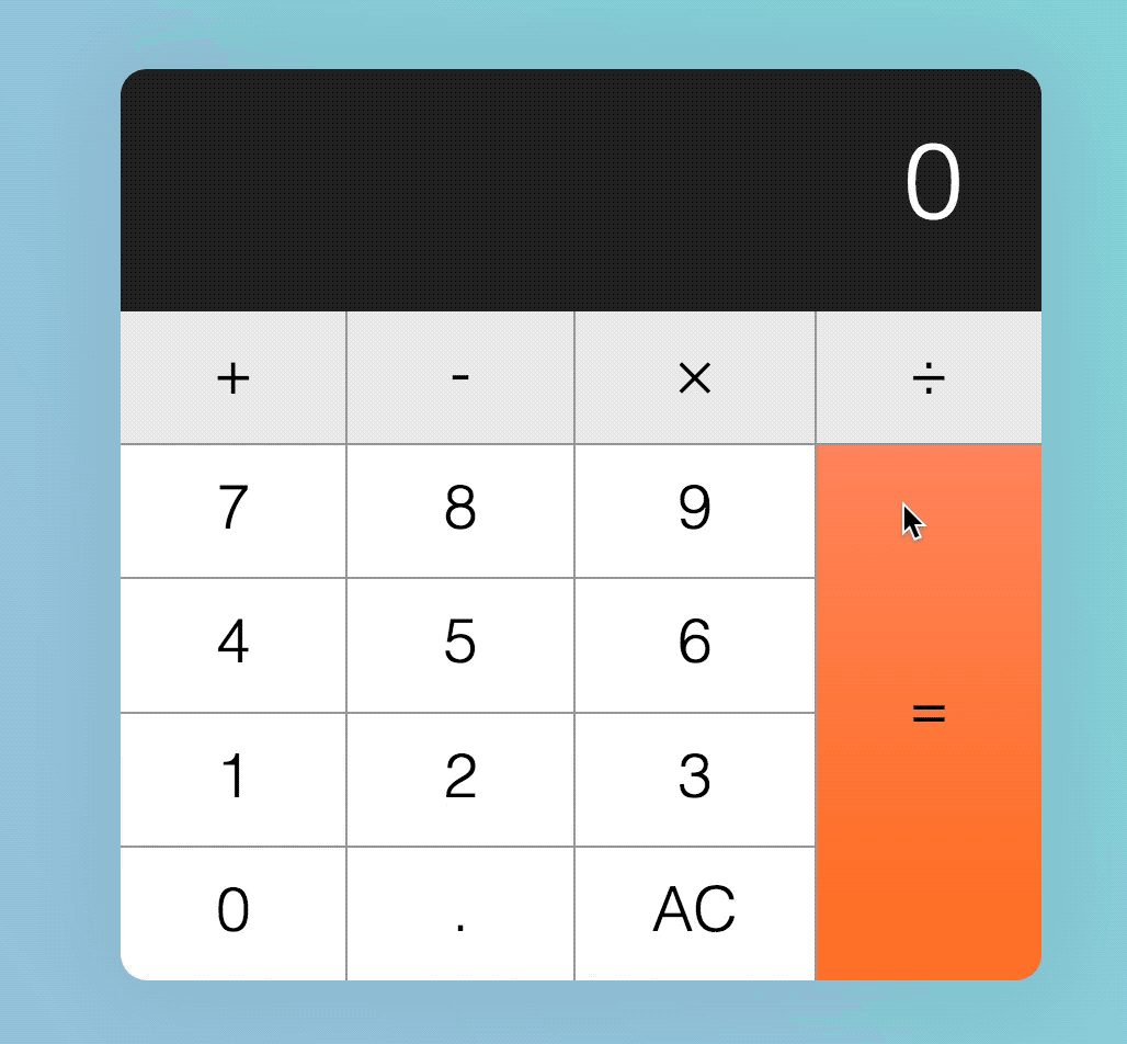 Consecutive calculations done with the operator key is now correct