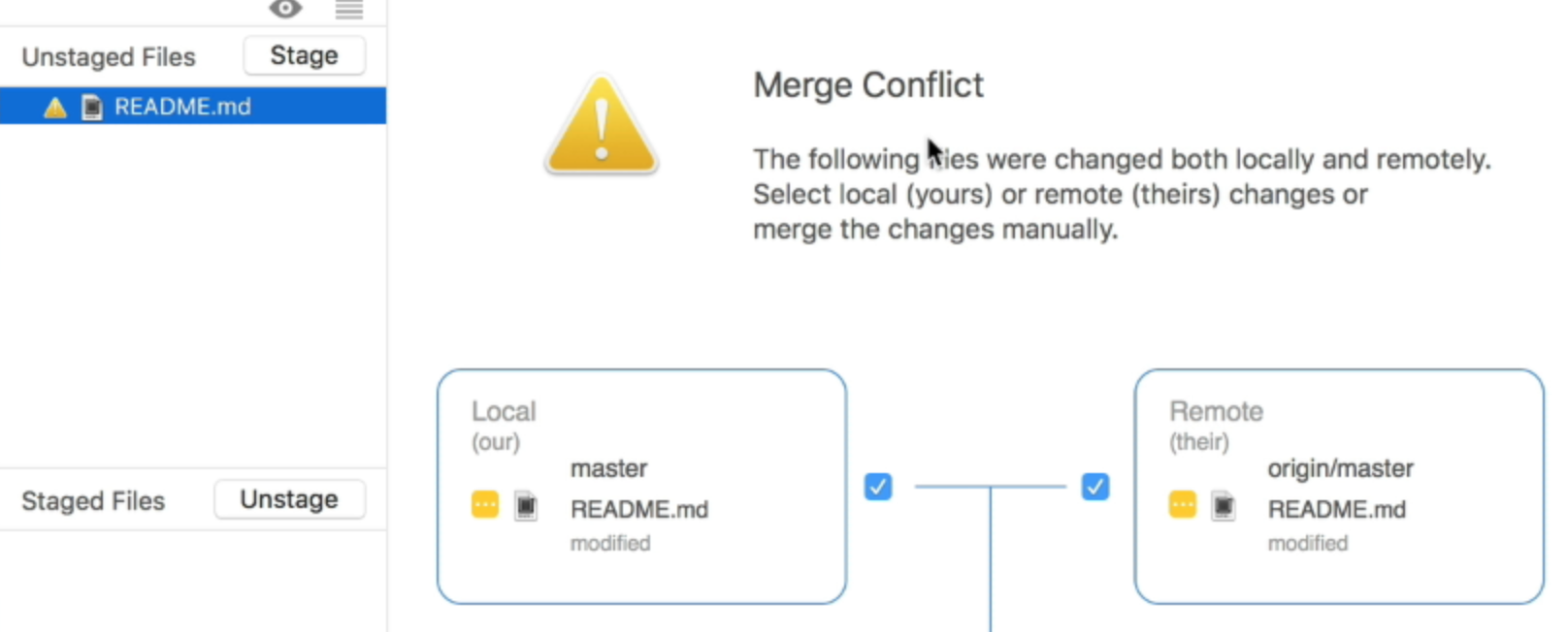 git hacha resolving conflict winmerge git