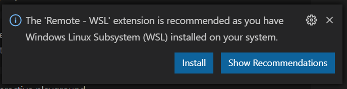 Remote WSL Extension in Visual Studio Code's markeplace.